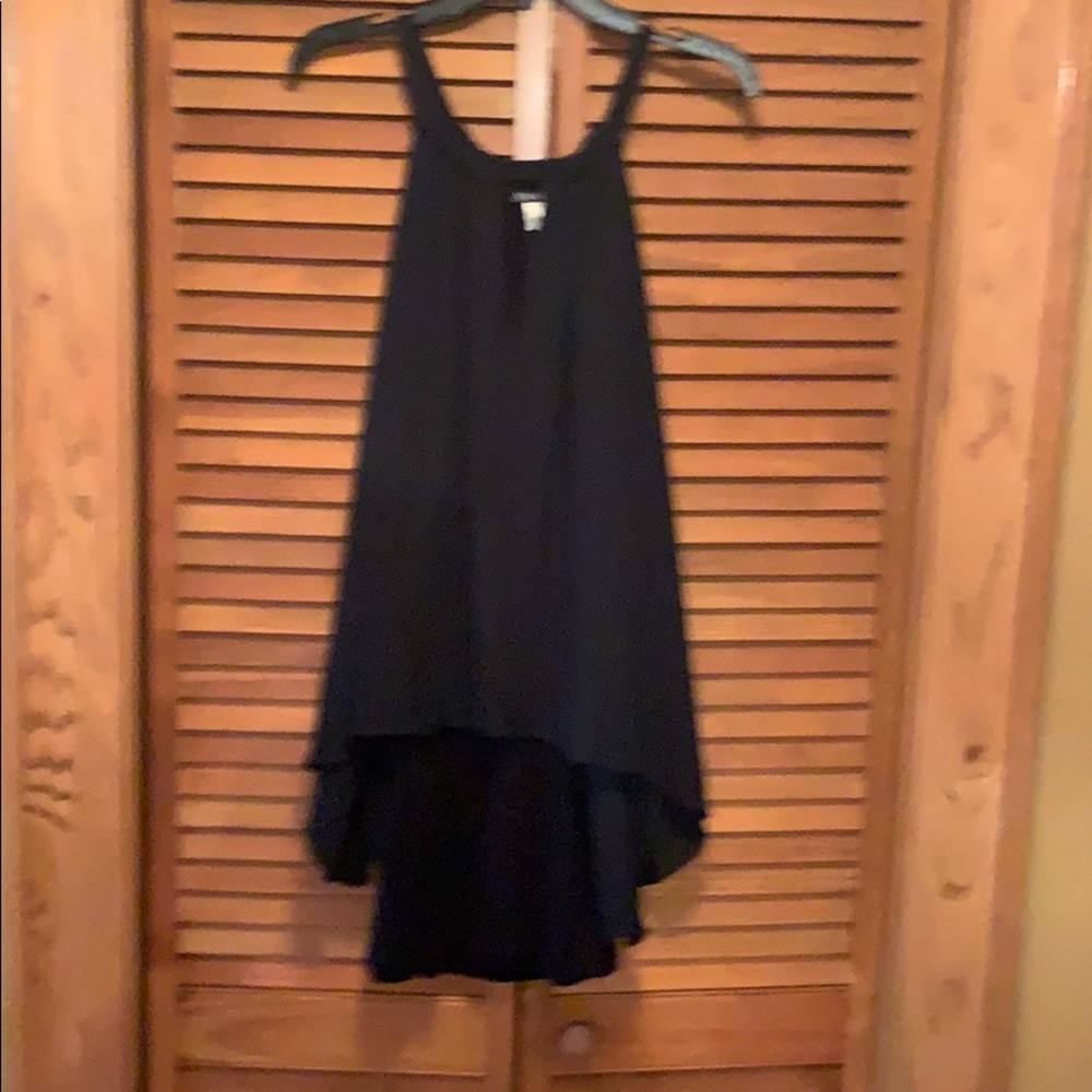 Black mini dress